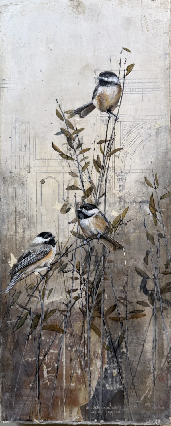 CHICKADEES IN THE BRANCHES I