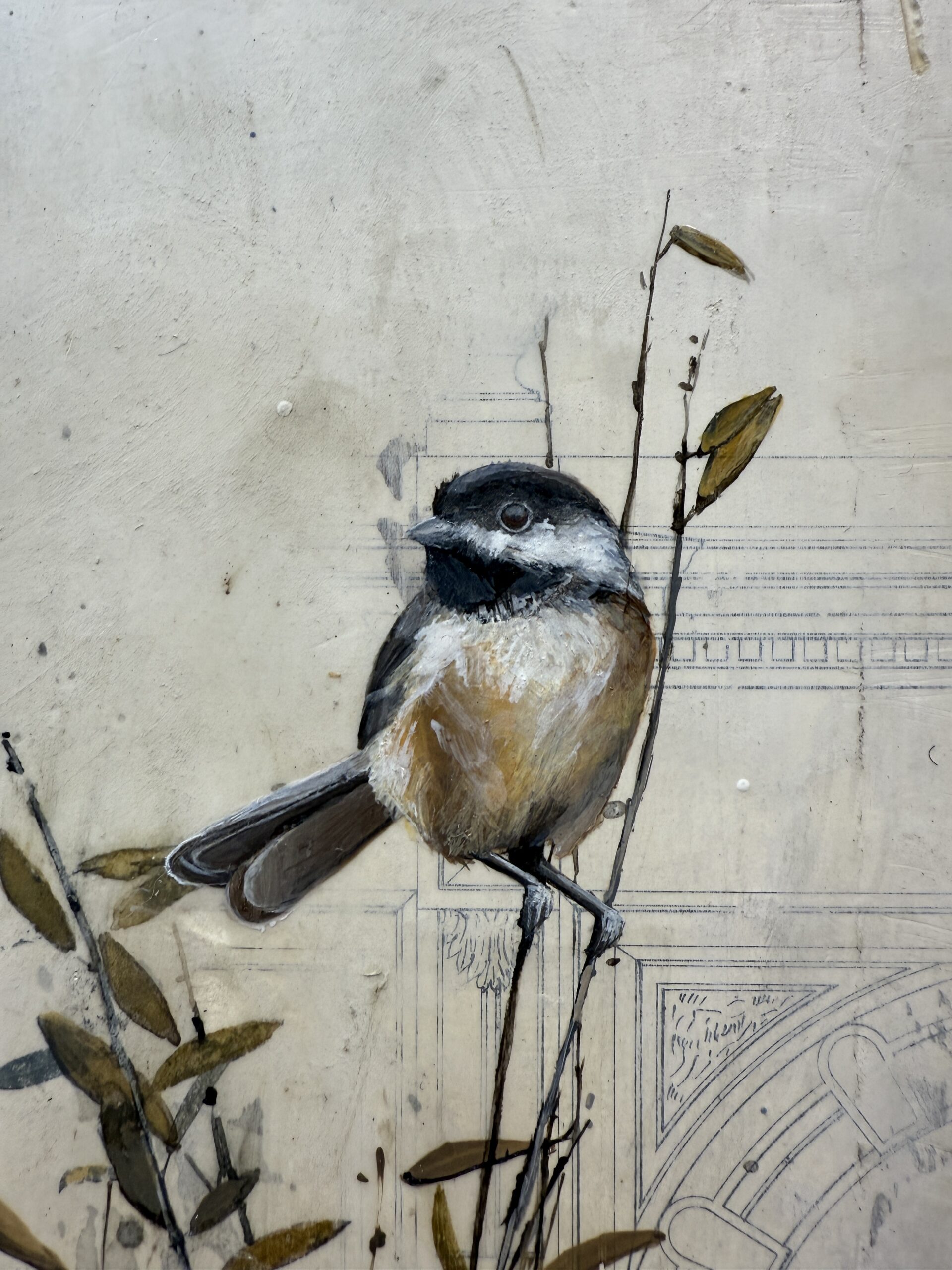CHICKADEES IN THE BRANCHES I