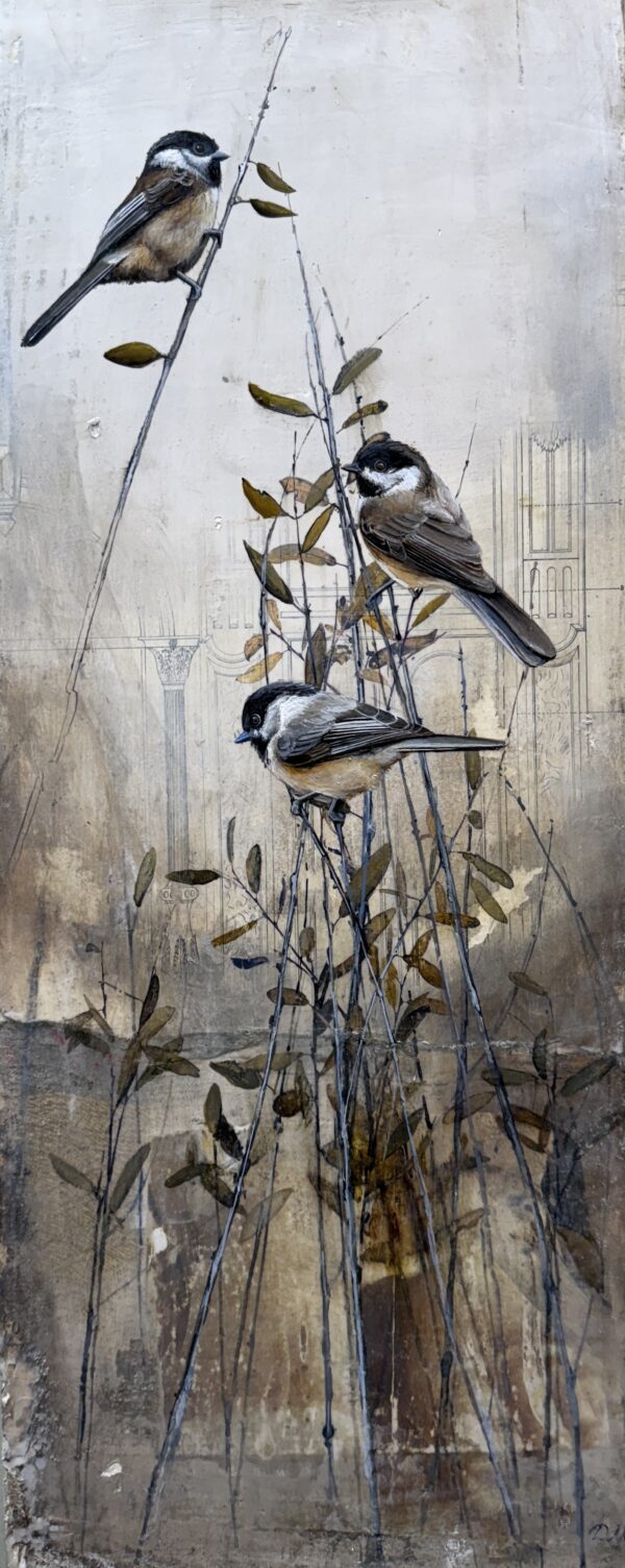 CHICKADEES IN THE BRANCHES II