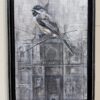 chickadee on drawing
