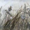 SPARROWS IN THE CATTAILS