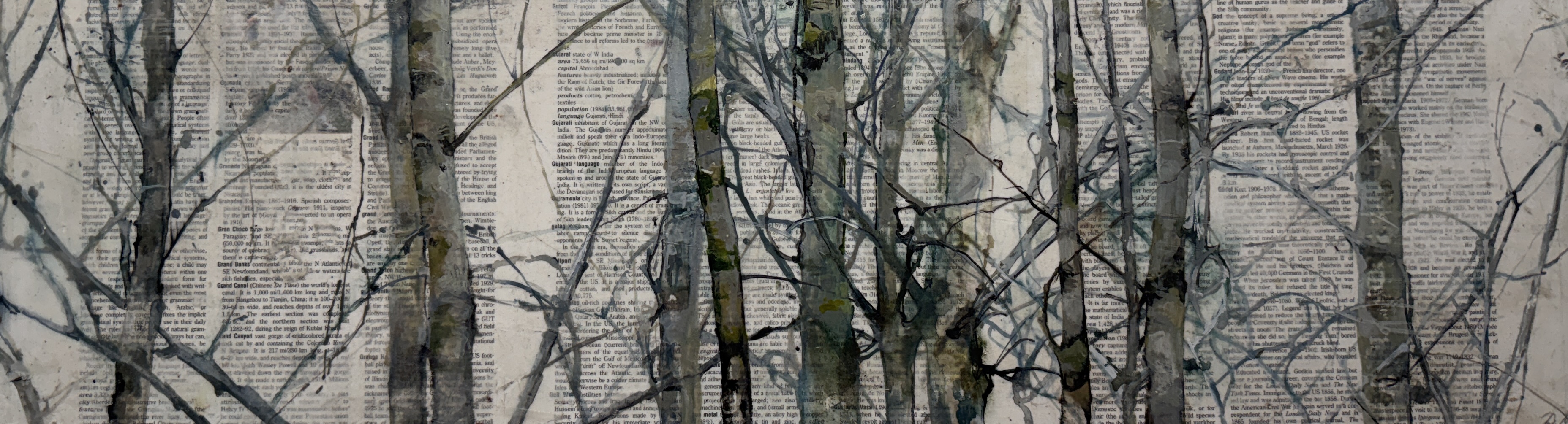 trees on dictionary pages