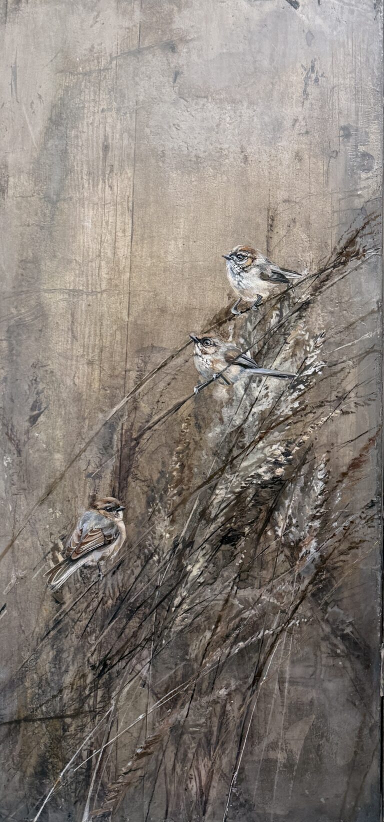 weeds in front of fence I